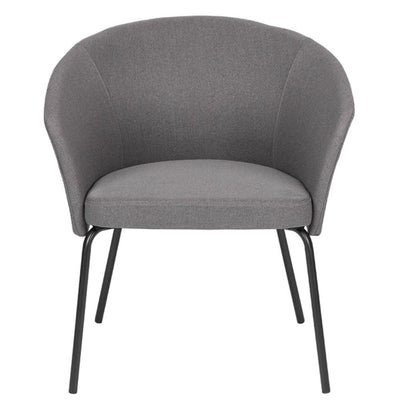 SILLA BRATTI ORBIT | Silla Ocasional Decorativa | Base Metal | Estructura Acero | Tela | Poliuretano | Interior - Orbit 4 Puntas - Bratti - NOGAL BEAT - Sillas