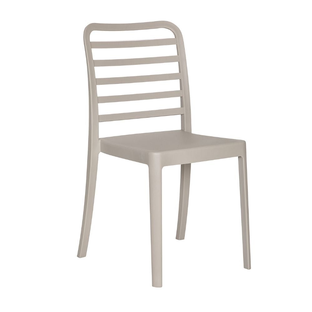 Silla comercial ALBAR AR-402A de polipropileno apilable para exteriores