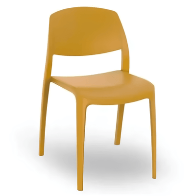 Silla Comercial para Terraza Protección UV - RESOL SMART - Varios Colores - Asiento y Respaldo en Polipropileno - 5369 - Resol - NOGAL BEAT - Sillas