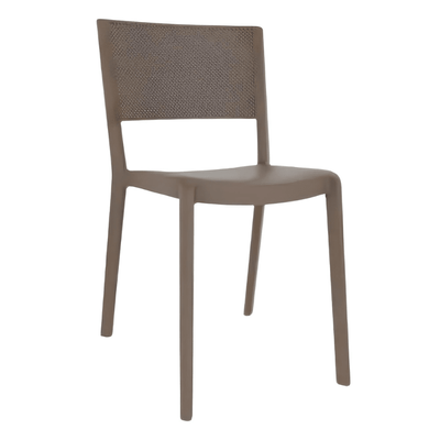 Silla Comercial para Terraza Protección UV - RESOL SPOT - Varios Colores - Asiento y Respaldo en Polipropileno - 01651 - Resol - NOGAL BEAT - Sillas