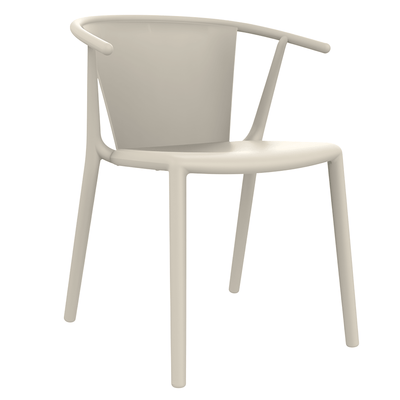 Silla Comercial para Terraza Protección UV - RESOL STEELY - Varios Colores - Asiento y Respaldo en Polipropileno - 4025 - Resol - NOGAL BEAT - Sillas