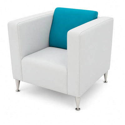 Silla con Brazos para Sala de Juntas Informal - GEBESA FOMCORE SOCIAL - Tapizado - GFCI050353632 - GEBESA - NOGAL BEAT - Silla Ocasional