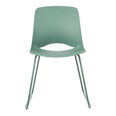 Silla de Oficina de Visita Trineo - VERSA ALTUS PITCH - Varios Colores - Asiento y Respaldo en Polipropileno - AL-612 - VERSA - NOGAL BEAT - Silla de Visita