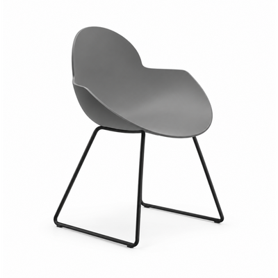 Silla de Oficina Visita - INFINITI COOKIE TRINEO - Varios Colores - Asiento y Respaldo en Polipropileno - Base Metálica Trineo