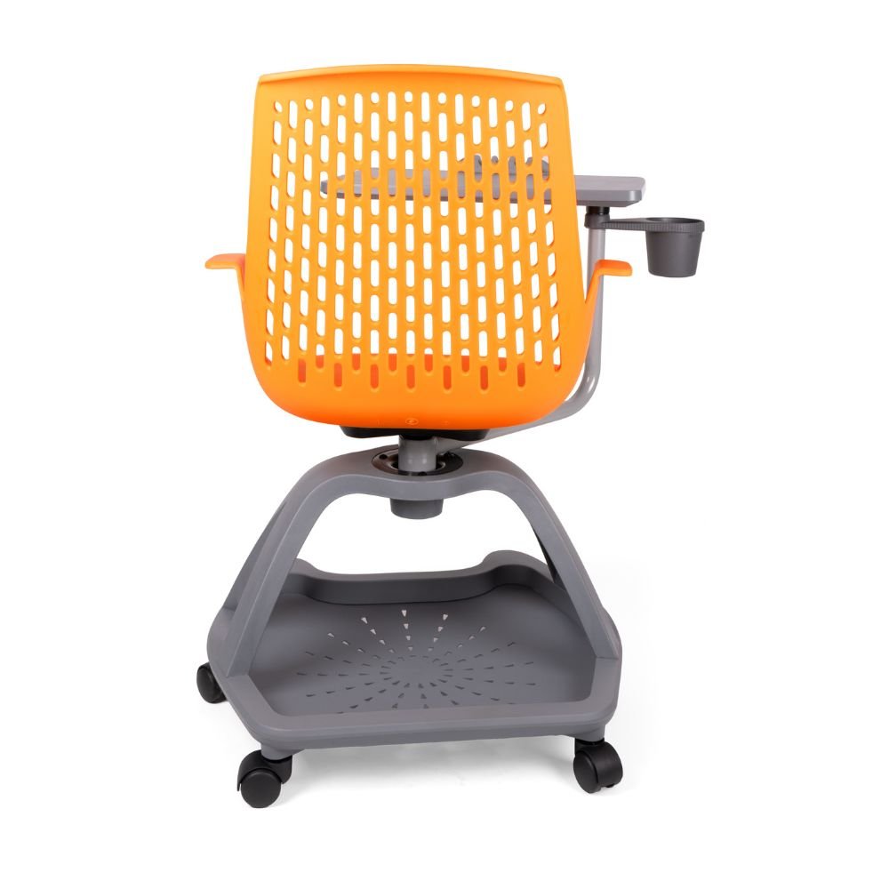 SILLA ESCOLAR OFFIHO BLOW OHP-2100 | Silla Escolar | Rodajas | Base Giratoria | Varios Colores | Polipropileno | Interior - OHP-2100 - OFFIHO - NOGAL BEAT - Sillas