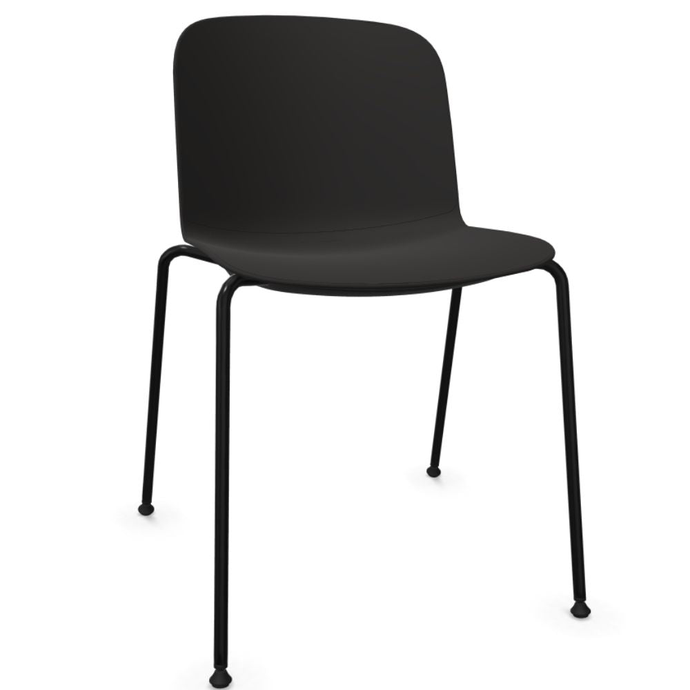 SILLA INFINITI RELIEF | Silla Ocasional | Base 4 Patas Estrella | Varios Colores | Asiento Monocarcasa Polipropileno | Interior - 110 - 62000 - NGO - Infiniti - NOGAL BEAT -