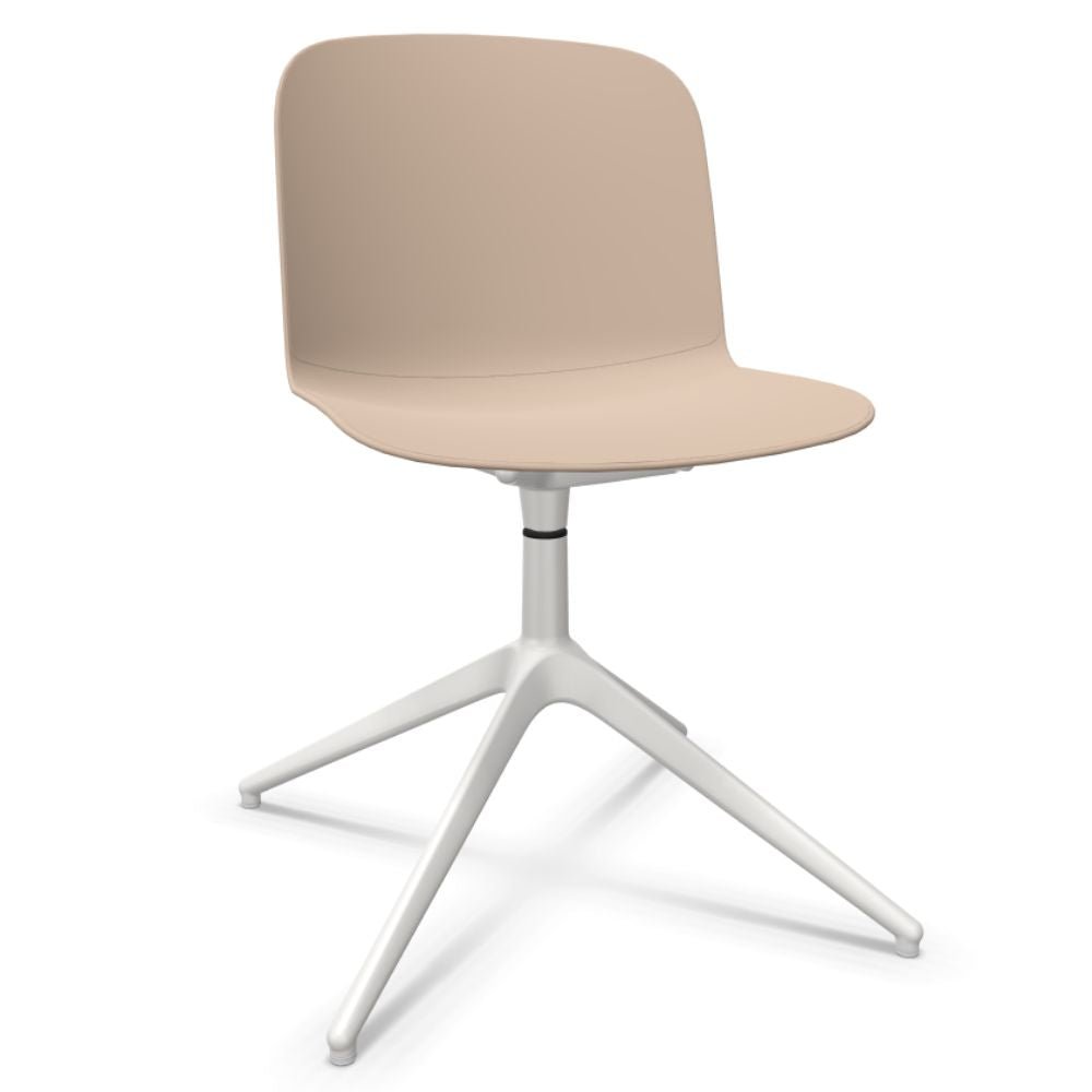 SILLA INFINITI RELIEF | Silla Ocasional | Base 4 Patas Estrella | Varios Colores | Asiento Monocarcasa Polipropileno | Interior - 110 - 6236G - SND - Infiniti - NOGAL BEAT -