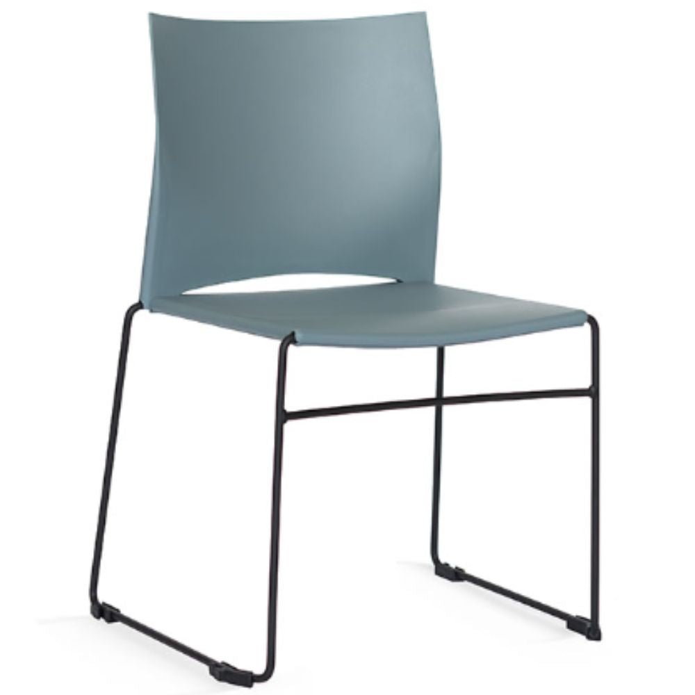 SILLA INFINITI Silla Web Tapizado Polipropileno Base Trineo Acero Cromado - 100-08200-NGO - Infiniti - NOGAL BEAT - Sillas