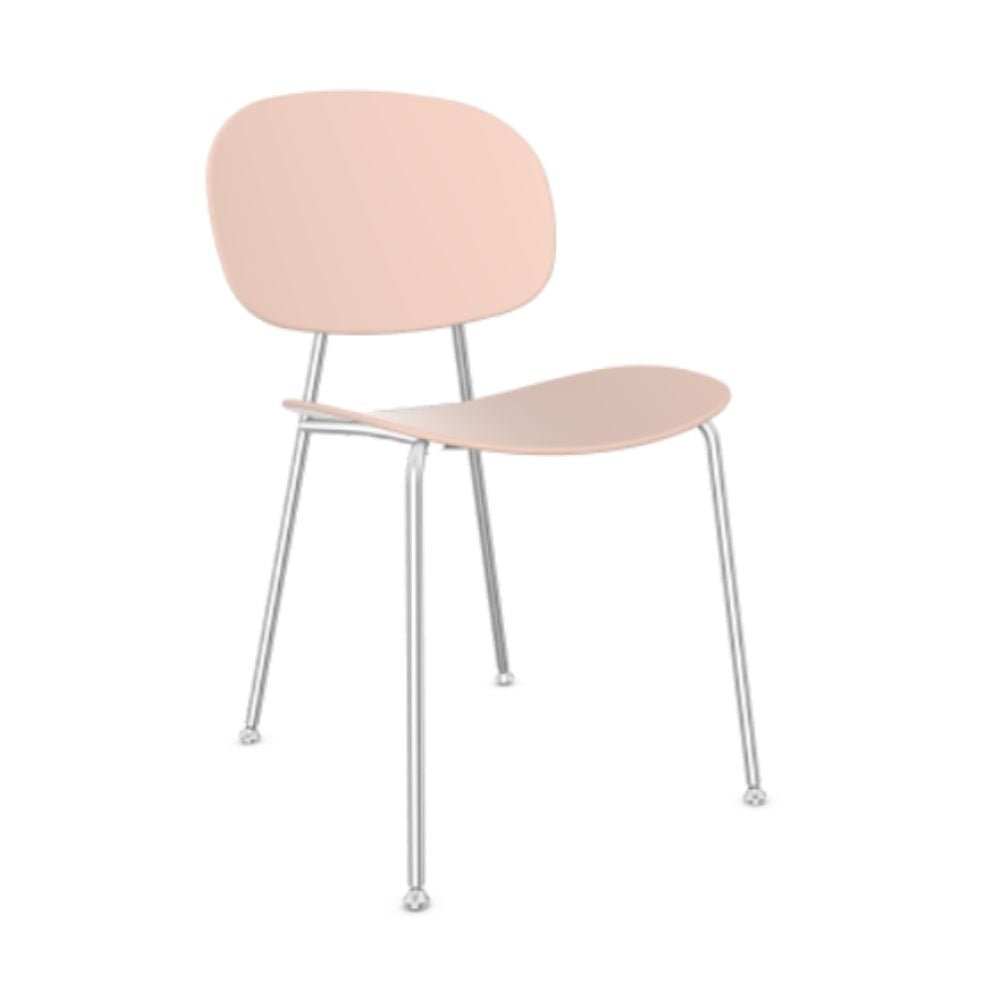 SILLA INFINITI TONDINA POP | Silla Ocasional para Sala de Estar | Base 4 Puntas | Varios Colores | Asiento y Respaldo Polipropileno | Interior - 110 - 3720A - CP - Infiniti - NOGAL BEAT -