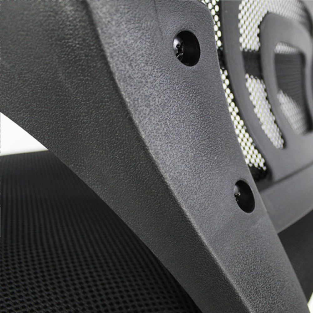 SILLA KINGSTRONG JM-107 MESH NEGRO SILL0362811 | Silla Operativa para Oficina | Tapizado Tela | Hule Espuma | Base Estrella Giratoria | Interior | Oficinas Recepción Empresa Bufete Abogados Escritorios