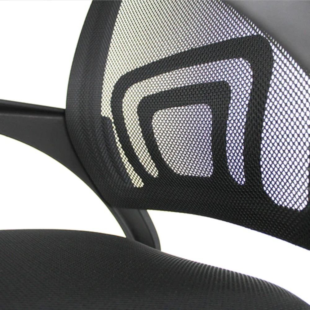 SILLA KINGSTRONG JM-107 MESH NEGRO SILL0362811 | Silla Operativa para Oficina | Tapizado Tela | Hule Espuma | Base Estrella Giratoria | Interior | Oficinas Recepción Empresa Bufete Abogados Escritorios