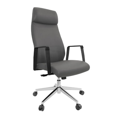 SILLA NOGAL BEAT E-10201G | Silla Directiva | Asiento Hule Espuma | Brazos Polipropileno | Base Metálica | Interior - E-10201G - GERSA - NOGAL BEAT - Sillas para oficina