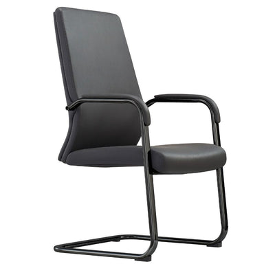 SILLA NOGAL BEAT E-10203G | Silla Directiva | Asiento Hule Espuma | Descanzabrazos Polipropileno | Tapiz Vinipiel Soft | Base Metálica | Interior - E-10203G - GERSA - NOGAL BEAT - Silla para oficina