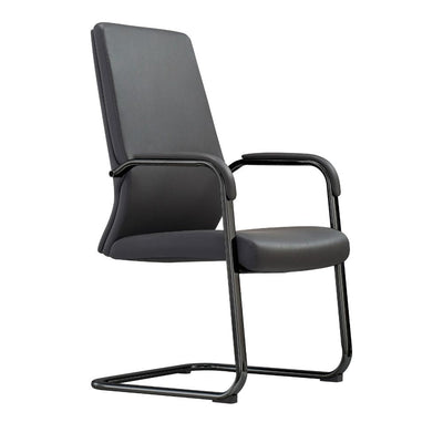 SILLA NOGAL BEAT E-10203N | Silla Directiva | Asiento Hule Espuma | Descanzabrazos Polipropileno | Tapiz Vinipiel Soft | Base Metálica | Interior - E-10203N - GERSA - NOGAL BEAT - Sillas de oficina