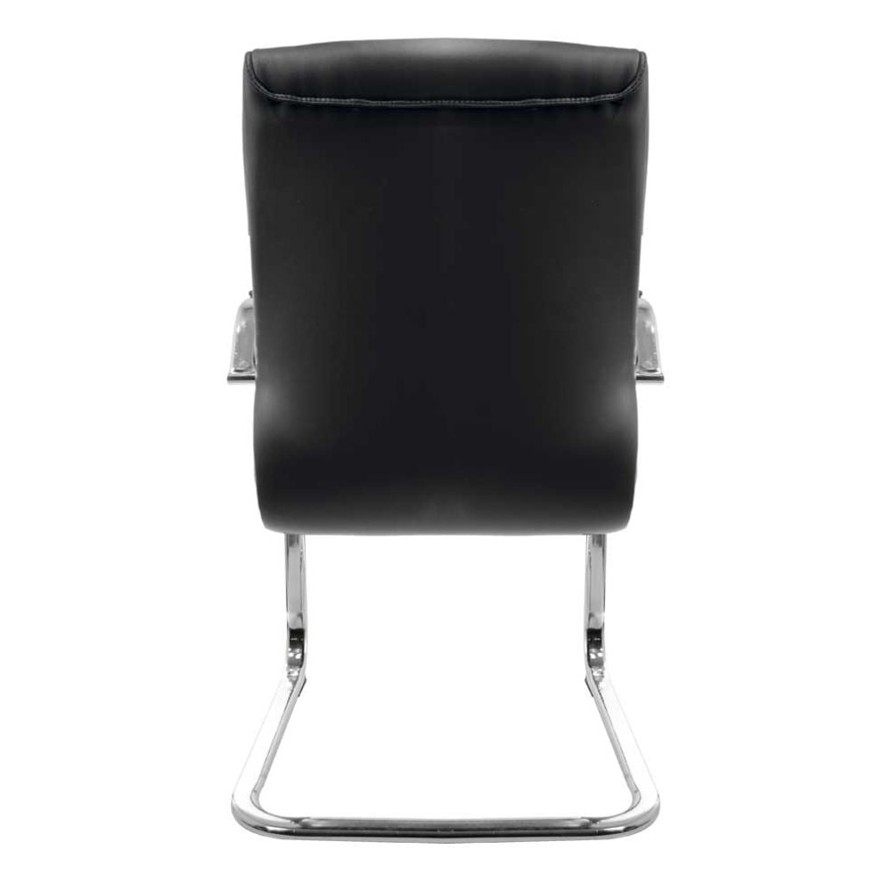 SILLA NOGAL BEAT E-2003 | Silla Directiva | Asiento Respaldo Cabecera Hule Espuma | Descansabrazos Aluminio | Base Metálica |Tapiz Vinipiel | Interior - E-2003 - GERSA - NOGAL BEAT - Sillas para oficina