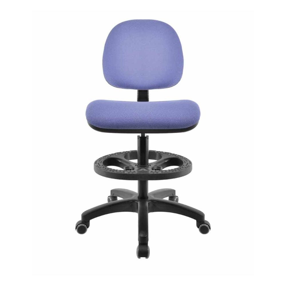 SILLA NOGAL BEAT E-21086 | Silla Operativa | Asiento Respaldo Hule Espuma | Base Nylon | Aro Nylon | Pistón Cajero | Tapiz Tela Vinipiel | Interior - E-21086 - GERSA - NOGAL BEAT - Sillas para oficina
