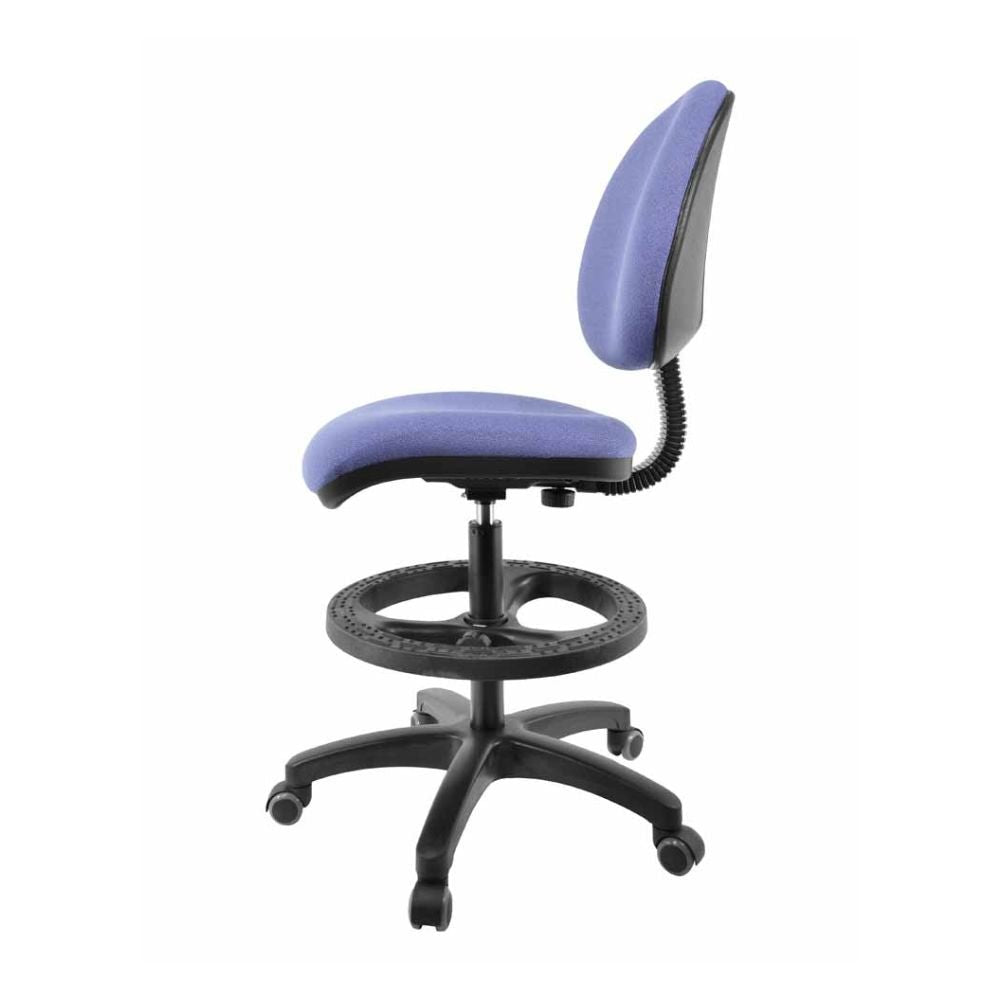 SILLA NOGAL BEAT E-21086 | Silla Operativa | Asiento Respaldo Hule Espuma | Base Nylon | Aro Nylon | Pistón Cajero | Tapiz Tela Vinipiel | Interior - E-21086 - GERSA - NOGAL BEAT - Sillas para oficina