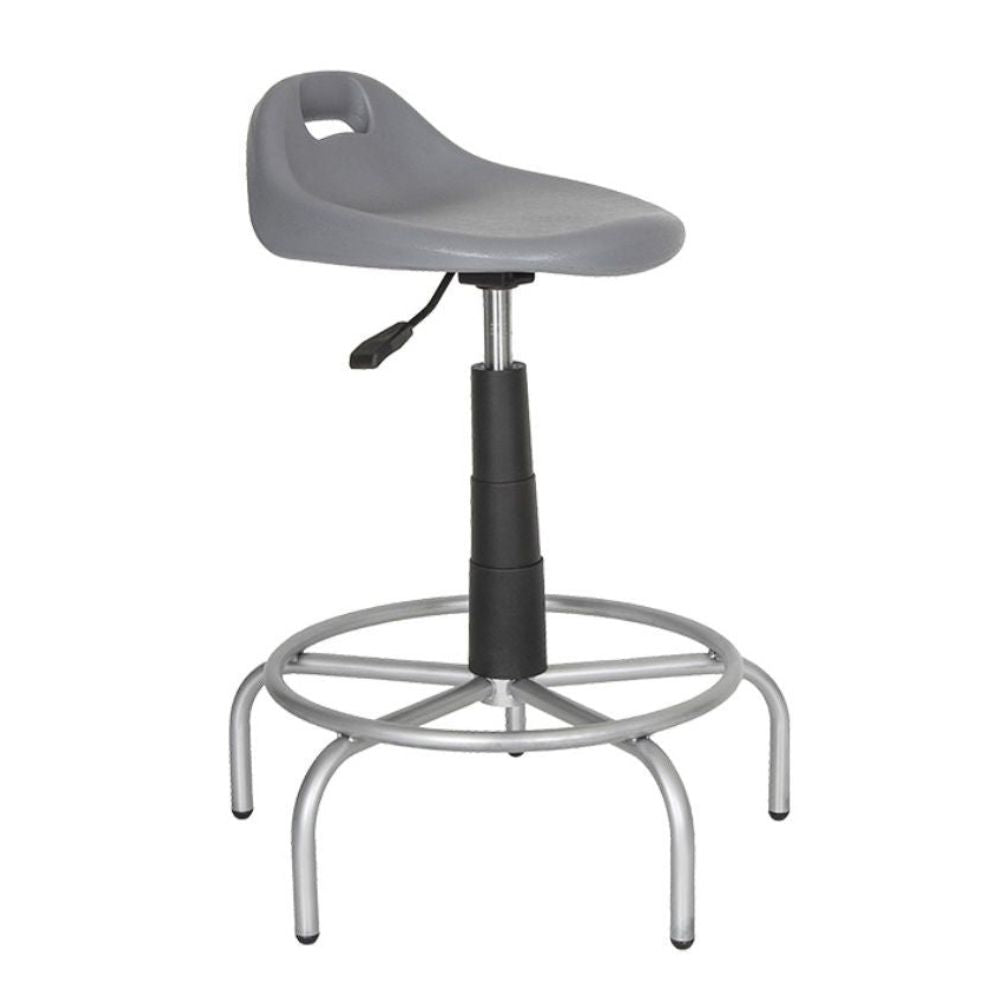 SILLA NOGAL BEAT SPIDER | Silla Secretarial para Oficina | Base Tubular | Polietileno | Interior - SPIDER - ALBAR - NOGAL BEAT - SIlla