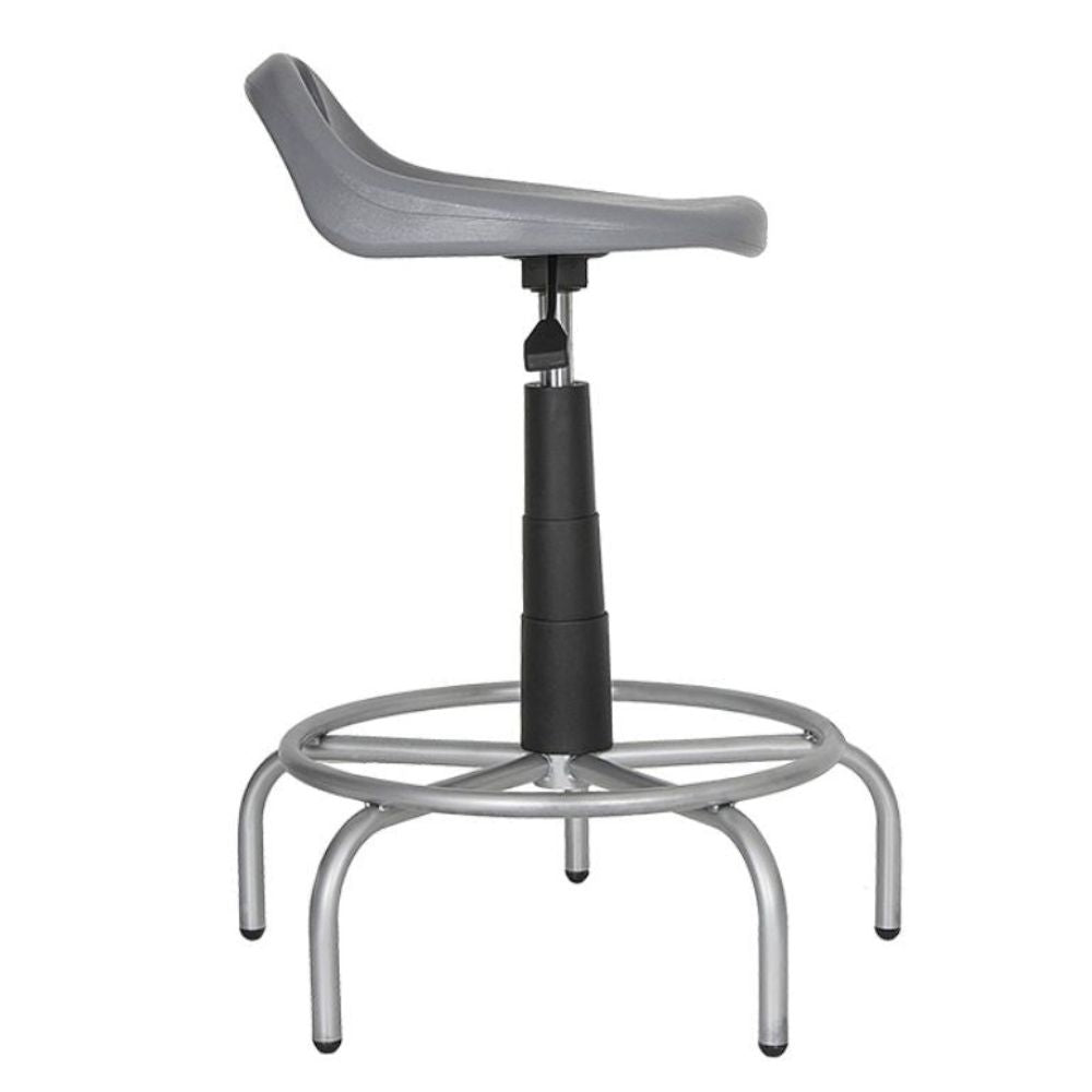 SILLA NOGAL BEAT SPIDER | Silla Secretarial para Oficina | Base Tubular | Polietileno | Interior - SPIDER - ALBAR - NOGAL BEAT - SIlla