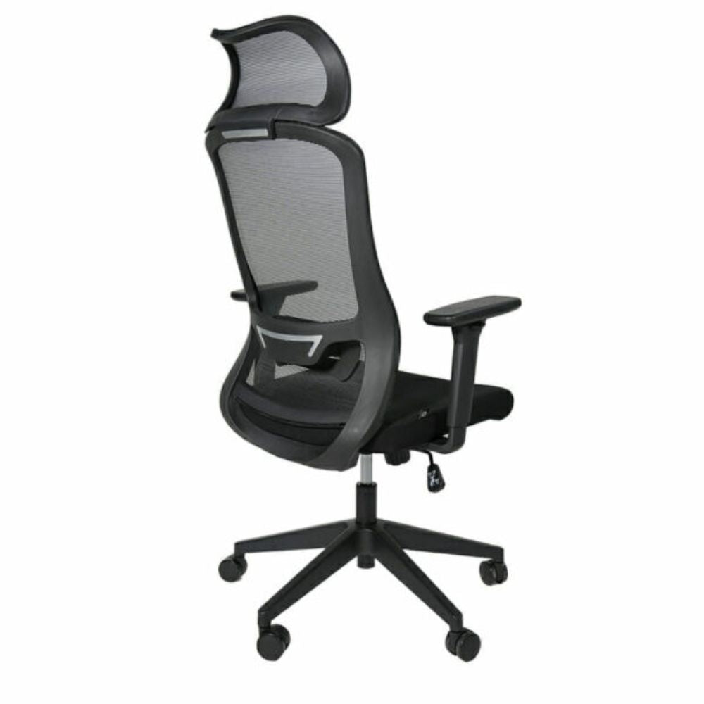 SILLA OFIK 950 H7 | Silla Ejecutiva para Oficina | Base en Nylon | Respaldo en Mesh | Interior - 950 - OFIK - NOGAL BEAT - Sillas de oficina
