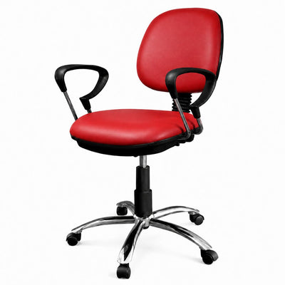Silla Operativa de Oficina - GEBESA COMFORT - Varios Acabados - Mecanismo Doble - Brazos Cromados - Base Cromada - GDC302MDCPBCTP - GEBESA - NOGAL BEAT - Silla Operativa