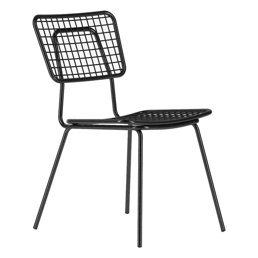 Silla para Área Exterior - GEBESA GRC OPLA - Frente 47 cm - Estructura de Acero - GGRP200 - GEBESA - NOGAL BEAT - Silla Comercial Exterior