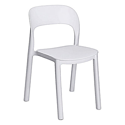 Silla para Cafetería y Comedor Porección UV - RESOL ONA - Varios Colores - Apilable y Asiento Sujeto con Tornillos Zincados - 03686 - Resol - NOGAL BEAT - Silla Comercial Exterior