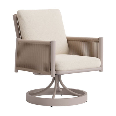Silla para Hotel y Terraza - ZUO RIVAN - Beige - Asiento y Respaldo Tapizados con Tela para Exterior - 704224 - Zuo - NOGAL BEAT - Silla de Terraza