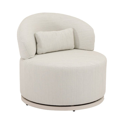 Silla para Hotel y Terraza - ZUO SAUSALITO - Beige - Asiento y Respaldo Tapizados con Tela para Exterior - 704317 - Zuo - NOGAL BEAT - Silla de Terraza