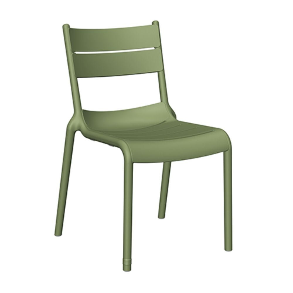 Silla Offiho Naples OHV-7220B sin brazos en polipropileno para jardín, varios colores