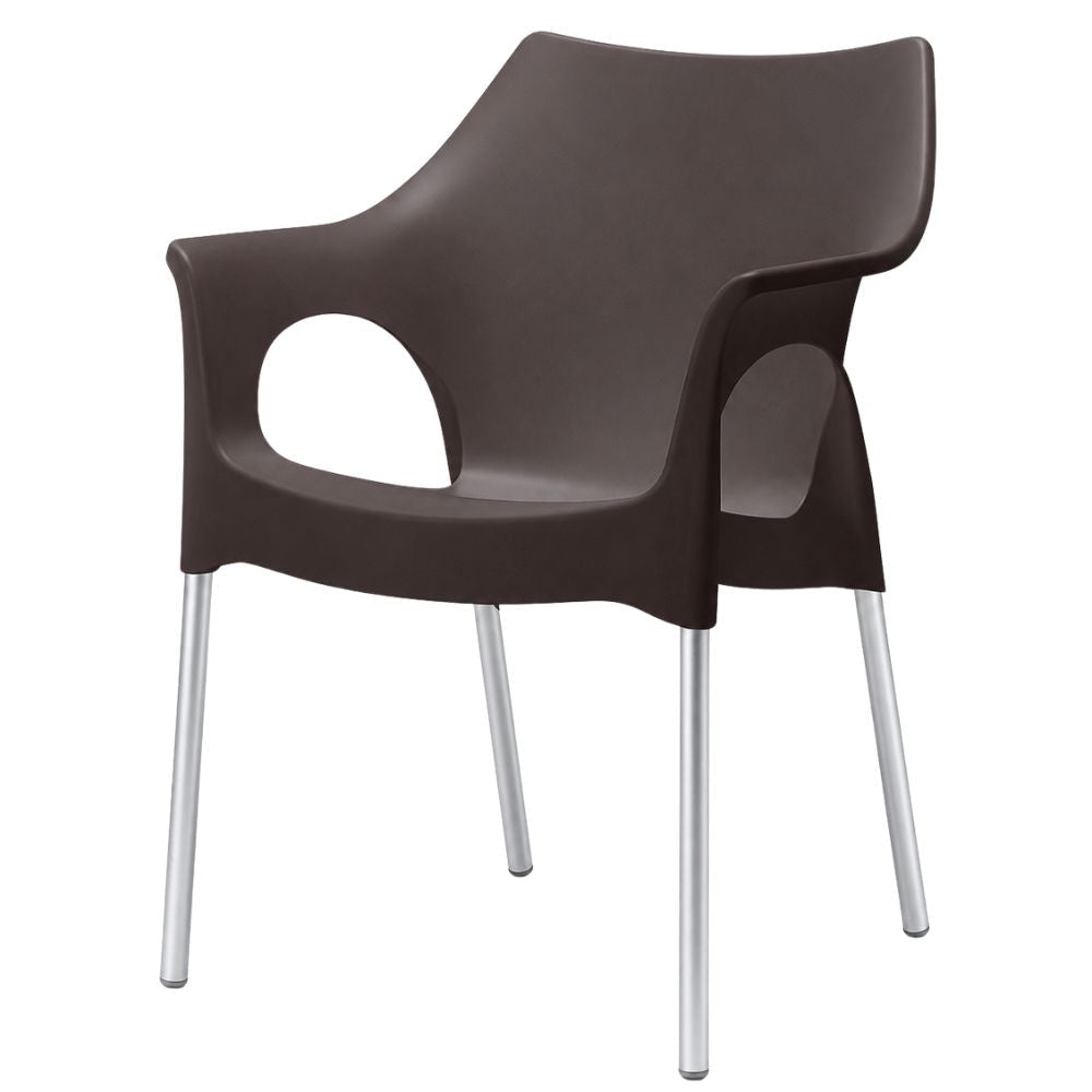 Silla para Negocios - LABENZE OLA 155-07010 - Varios Colores - Estructura Aluminio y sin Brazos - 155-07010 - Labenze - NOGAL BEAT - Silla Comercial Interior