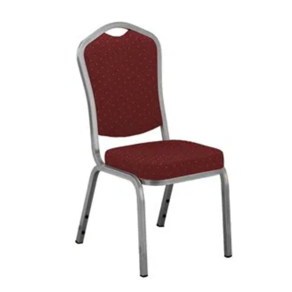 SILLA RESOL AMADEUS | Silla Apilable para Comedor | Aluminio Lacado | Espuma Inyectada Tapizada | Interior - 66111 - Resol - NOGAL BEAT - silla