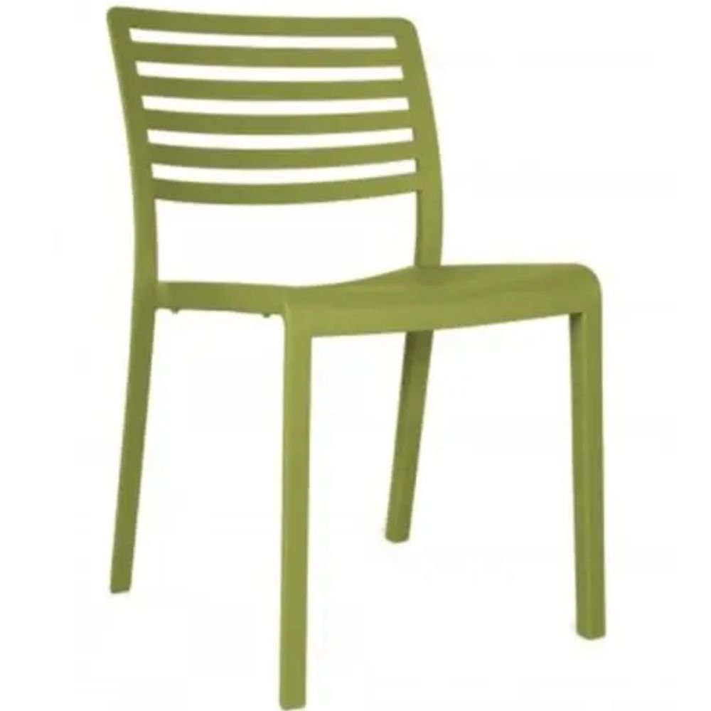 SILLA RESOL LAMA | Silla Ocasional | Fibra Vidrio | Polipropileno | Apilable | Protección UV | Interior + Exterior - 00867 - Resol - NOGAL BEAT - Sillas