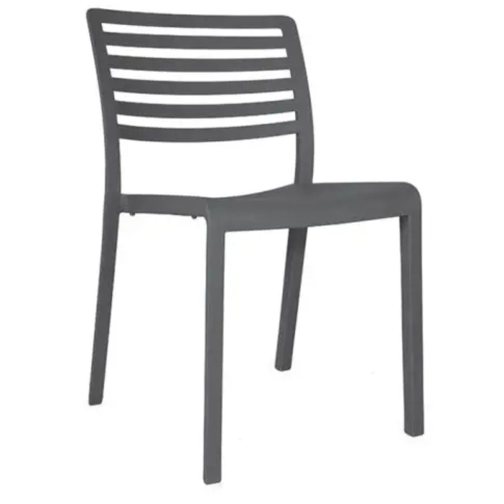 SILLA RESOL LAMA | Silla Ocasional | Fibra Vidrio | Polipropileno | Apilable | Protección UV | Interior + Exterior - 01784 - Resol - NOGAL BEAT - Sillas