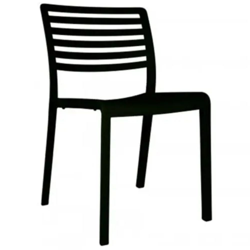 SILLA RESOL LAMA | Silla Ocasional | Fibra Vidrio | Polipropileno | Apilable | Protección UV | Interior + Exterior - 00866 - Resol - NOGAL BEAT - Sillas