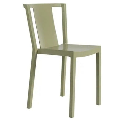 SILLA RESOL NEUTRA | SILLA OCASIONAL | Fibra Vidrio | Polipropileno | Apilable | Protección UV | Interior + Exterior - 01411 - Resol - NOGAL BEAT - Sillas