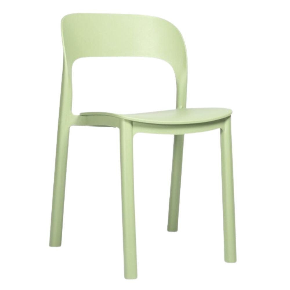 SILLA RESOL ONA RECYCLED | Silla Ocasional para Cafetería Jardín | Polipropileno | Reciclado y Reciclable | Protección UV | Interior + Exterior - 05563 - Resol - NOGAL BEAT - silla