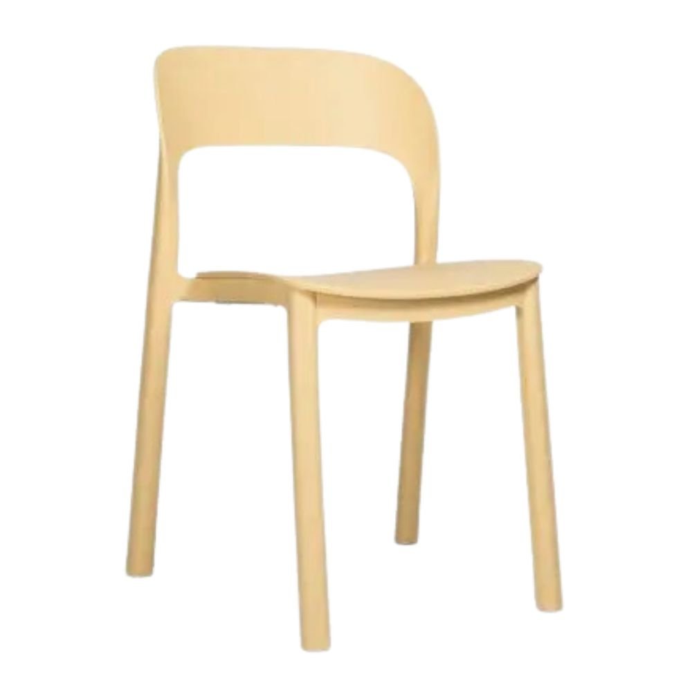 SILLA RESOL ONA RECYCLED | Silla Ocasional para Cafetería Jardín | Polipropileno | Reciclado y Reciclable | Protección UV | Interior + Exterior - 05560 - Resol - NOGAL BEAT - silla