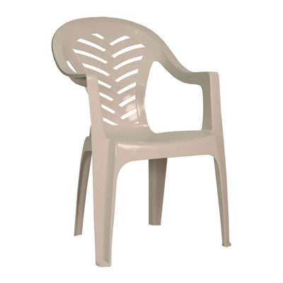 SILLA RESOL PALMA RECYCLED | Silla Ocasional para Terraza Eventos | Inyectado Polipropileno | Reciclado y Reciclable | Protección UV | Interior + Exterior - 06201 - Resol - NOGAL BEAT - silla