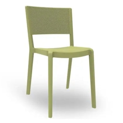 SILLA RESOL SPOT | Silla Ocasional | Fibra Vidrio | Polipropileno | Apilable | Protección UV | Interior + Exterior - 01650 - Resol - NOGAL BEAT - Sillas