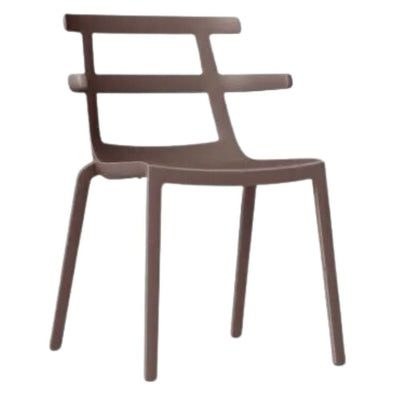 SILLA RESOL TOKYO | Silla Ocasional | Polipropileno | Fibra de Vidrio | Asistida Gas | Brazos | Interior + Exterior - 01621 - Resol - NOGAL BEAT - Sillas