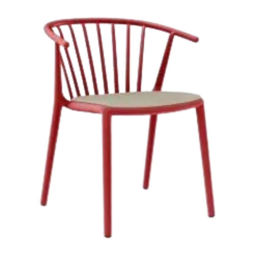 SILLA RESOL WOODY UPHOLSTERED SEAT PAD | Silla Ocasional | No Apilable | Espuma Secado Rápido | Interior + Exterior - 86555 - Resol - NOGAL BEAT - Sillas