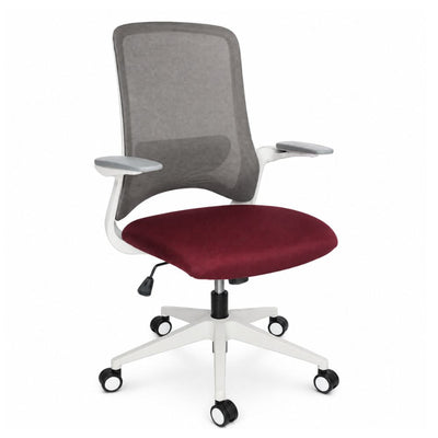 Silla Semi Ejecutiva de Oficina - GEBESA VERA - Gris - Respaldo en Malla con Soporte Lumbar - GDOH111DOG - GEBESA - NOGAL BEAT - Silla Ejecutiva
