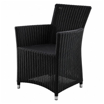 Sillón de Intemperie para Hotel - NOGAL BEAT HAWAII - Negro - Aluminio y Polyrattan - SILLÓN HAWAII Negro - CAMCO - NOGAL BEAT - Sofá de Terraza
