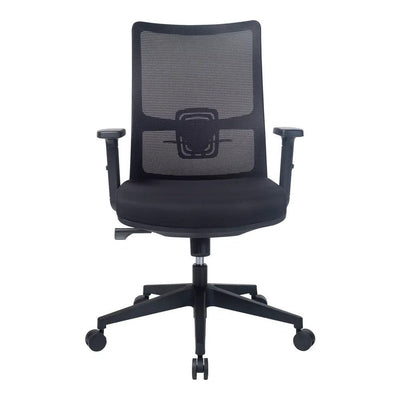 Sillón de Oficina Ejecutivo - VERSA ALTUS MAGNI - Estructura Aluminio - Asiento Tapizado y Respaldo con Soporte Lumbar Marco - AL-2643 - VERSA - NOGAL BEAT - Silla Ejecutiva