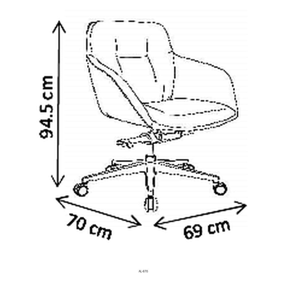 Sillón Ocasional Giratorio - VERSA ALTUS KENT - Estructura Aluminio - Asiento/respaldo con Espuma Pu Tapizado - AL-670S - VERSA - NOGAL BEAT - Sillón Ocasional