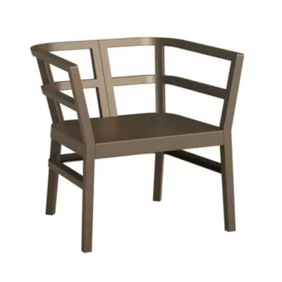 SILLÓN RESOL CLICK - CLACK | Sillón Ocasional para Terraza Sala de Estar | Inyección Fibra de Vidrio y PP | Protección UV | Interior + Exterior - 01734 - Resol - NOGAL BEAT - Sillones