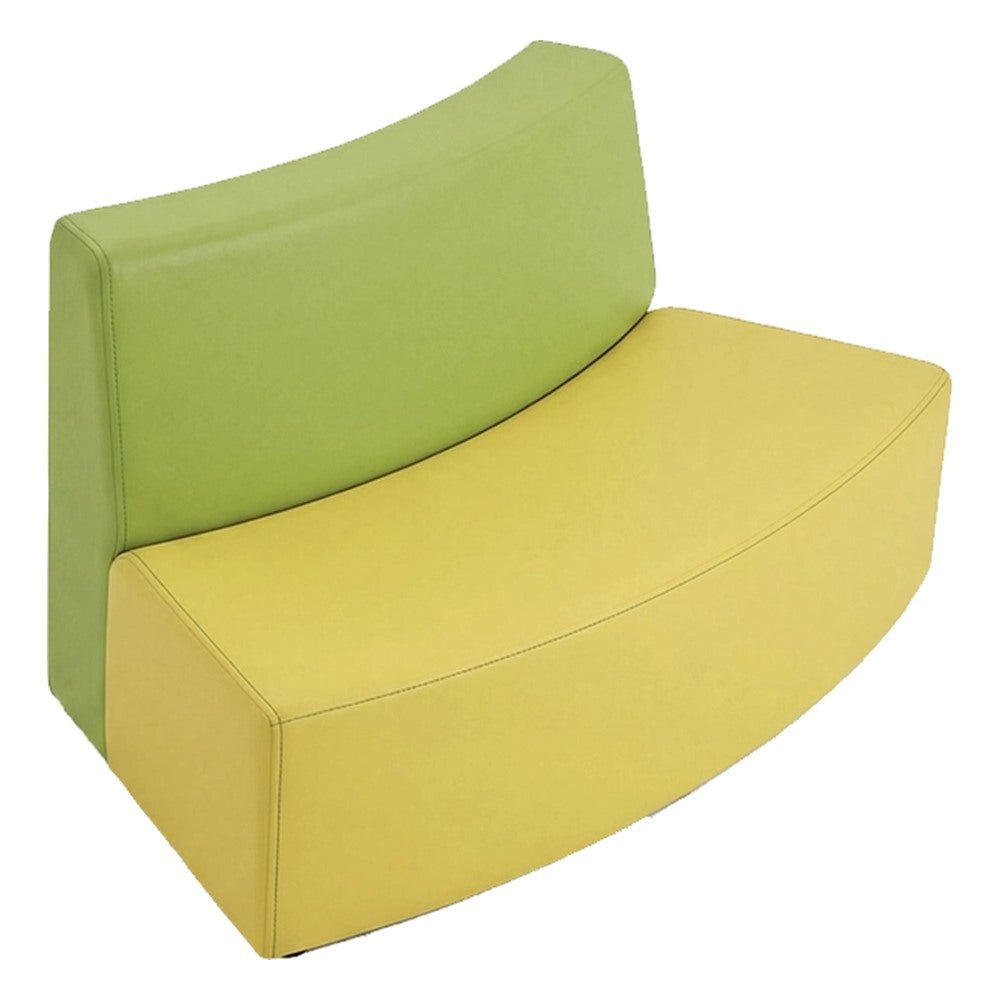 Sofá Curvo Externo para Área de Descanso - GEBESA FOMCORE ARMLESS - Frente 103 cm - Alto 58 cm - Tapizado - GFCA109412023 - GEBESA - NOGAL BEAT - Sillón Ocasional