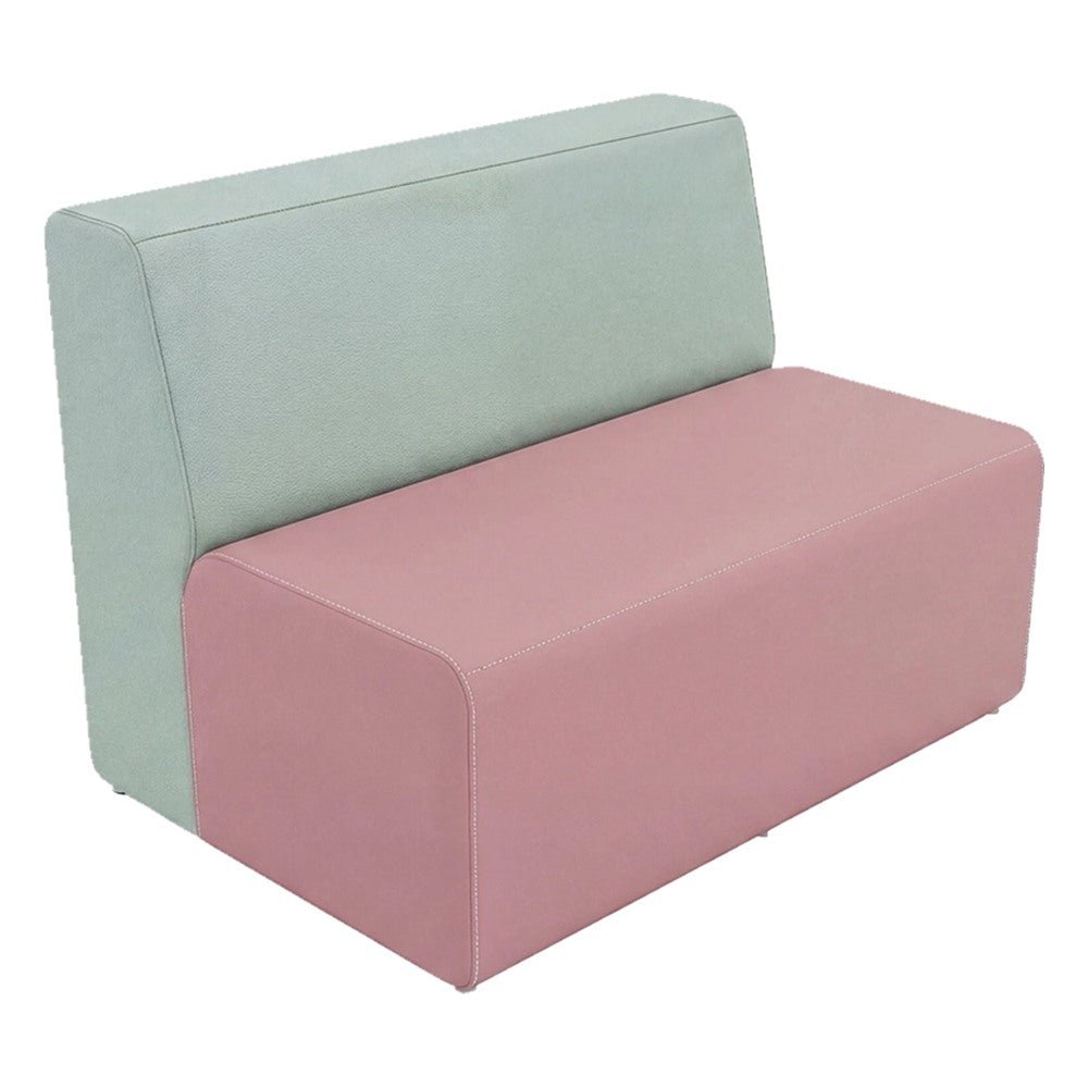 Sofá Doble Lineal para Lounge - GEBESA FOMCORE ARMLESS - Frente 113 cm - Alto 83 cm - Tapizado - GFCA017453133 - GEBESA - NOGAL BEAT - Sillón Ocasional