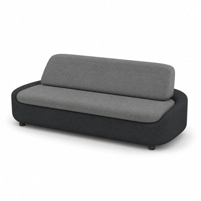 Sofá Independiente 2 Plazas - VERSA OFFSET - Incluye Grommet de Conectividad Cs-1327 en Lado - VO-545SG - VERSA - NOGAL BEAT - Sillón Ocasional